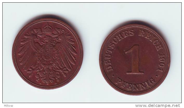 Germany 1 Pfennig 1901 A - 1 Pfennig