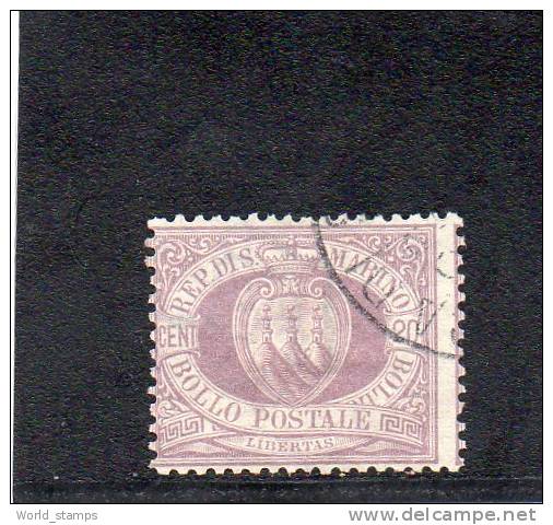 SAN MARINO 1894-99 CIFRA - Usati