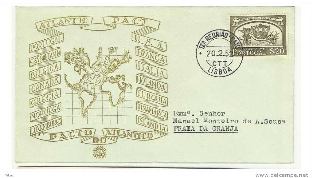 PORTUGAL - IXª Reunião - Nato - Postmark Collection