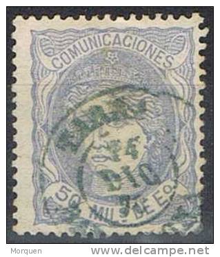 50 Milesimas Alegoria, Edifil 107, Fechador TARRASA (Barcelona)  º - Used Stamps
