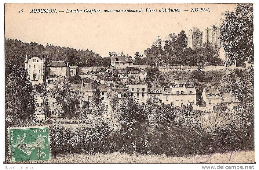 CPA Aubusson L' Ancien Chapitre Ancienne Résidence De Pierre D' Aubusson 23 Creuse - Aubusson