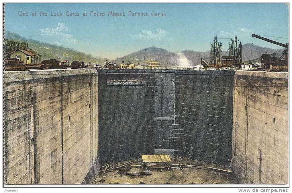 1065 - One Of The Lock Gates At Pedro Miguel Panama Canal - Panama