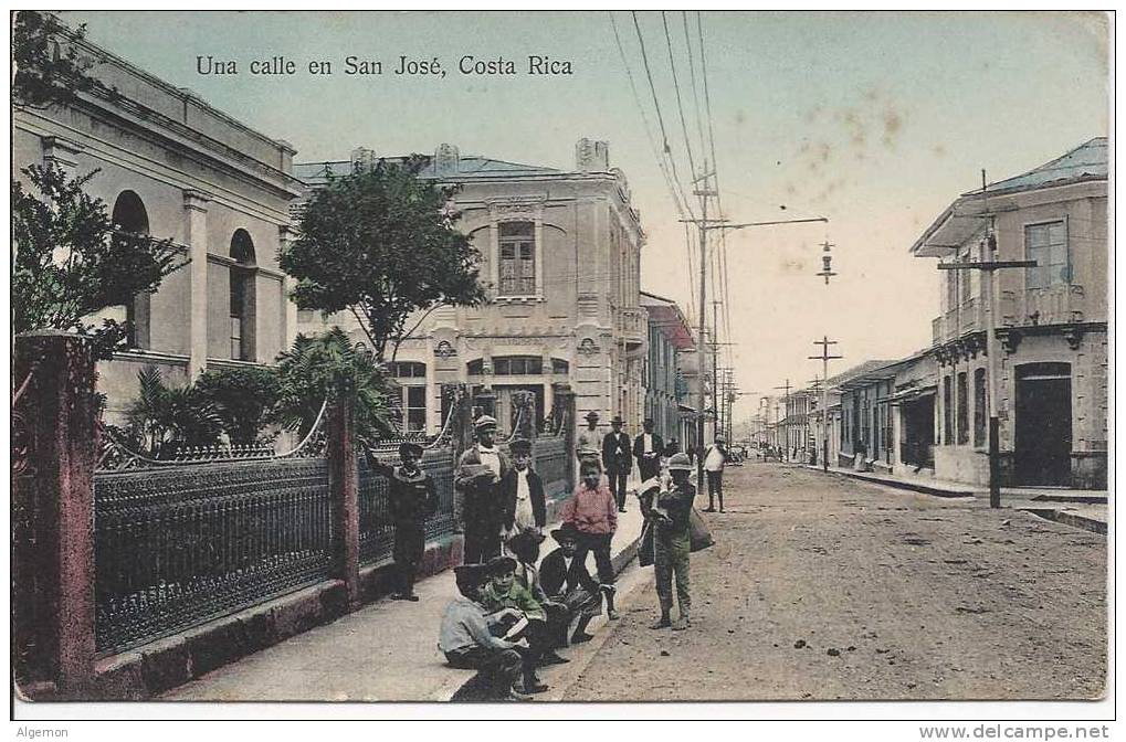 1073 - Una Calle En San José - Costa Rica