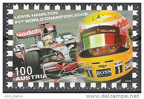 2009  Austria   Mi.  2794 ** MNH Lewis Hamilton - Ungebraucht