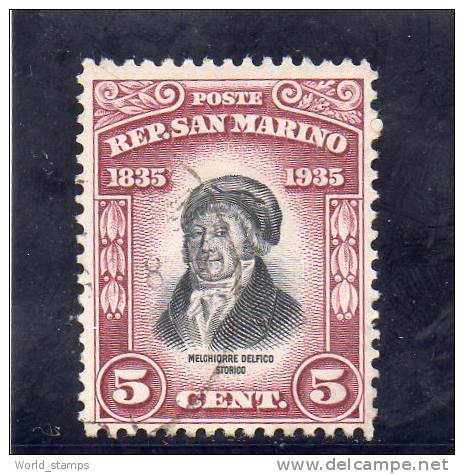 SAN MARINO 1935 DELFICO - Used Stamps