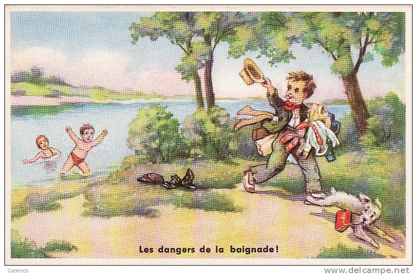 5319   Les Dangers De La Baignade   Non écrite - Swimming