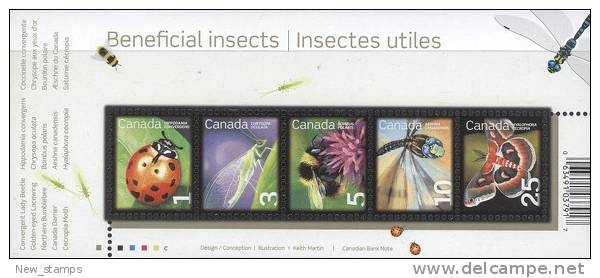 Canada 2007 Insects Minisheet MNH - Other & Unclassified