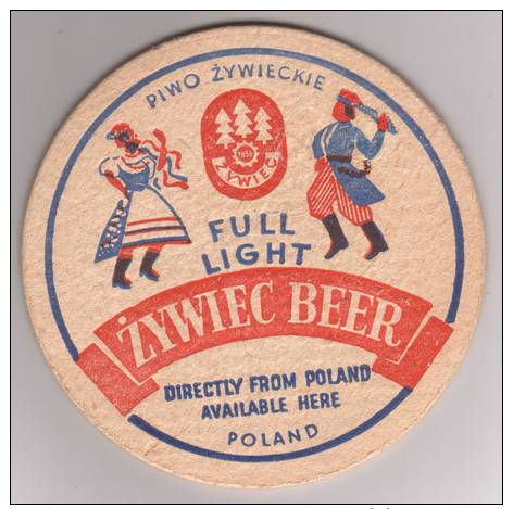 Zywiec Beer , Polen , Full Light - Bierdeckel