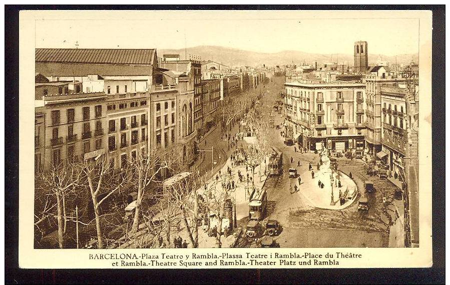 Barcelona Plaza Teatro Y Rambla S714 - Barcelona