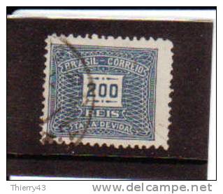 Brasil 1919  -  Taxe, Porto  -  Y&T T45  Mi. P45  - Used - Portomarken