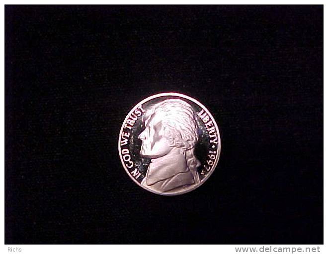 1997-S Proof Jefferson Nickel - 1938-…: Jefferson