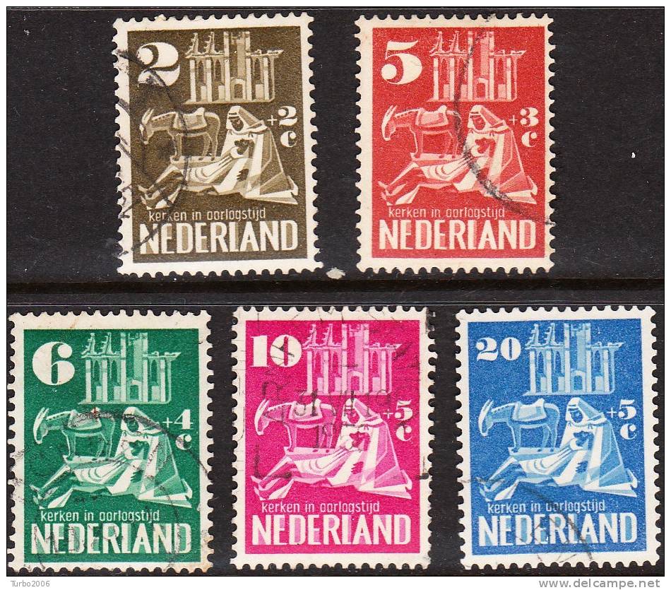 1950 Kerken In Oorlogstijd NVPH 556 / 560 - Used Stamps