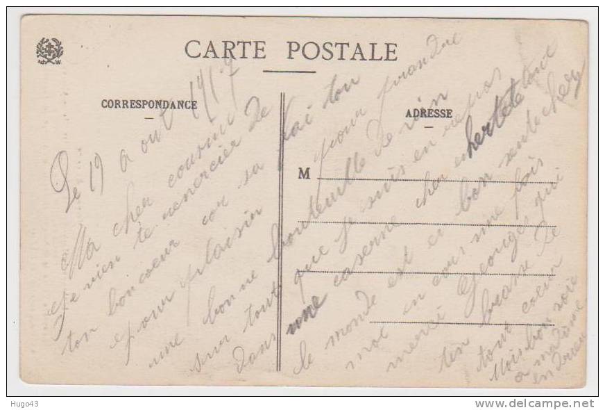 (RECTO/VERSO)  MURBACH EN 1917 - ABBAYE ANIMEE PRES DE GUEBWILLER - TRES BELLE CARTE - Murbach