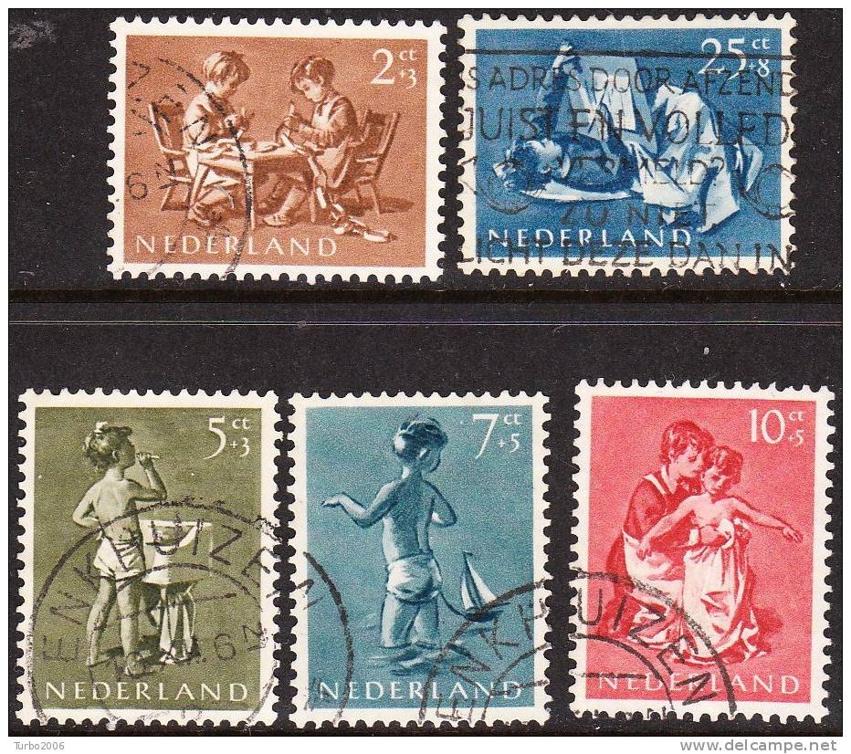 1954 Kinderzegels  NVPH 649 / 653 - Used Stamps