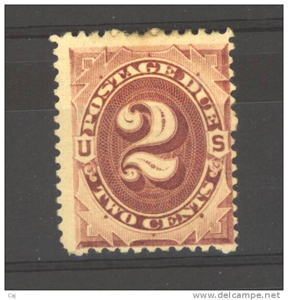 USA  -  Taxes  :  Yv  9   Sc J 16    * - Postage Due