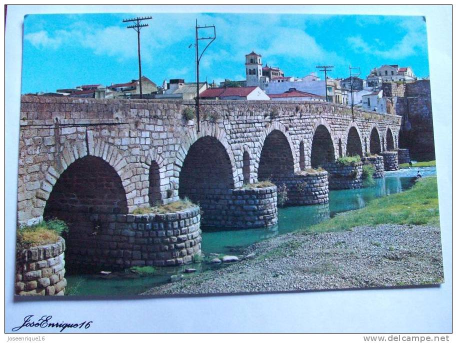 MERIDA, BADAJOZ. PUENTE ROMANO SOBRE RIO GUADIANA. ANTEQUERA N° 7  -   1982 - Mérida