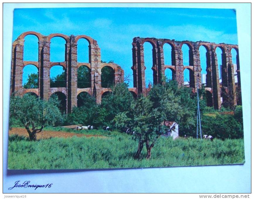 MERIDA, ACUEDUCTO ROMANO. AQUEDUC ROMAN. ARRIBAS N° 91 -  1982 - Mérida