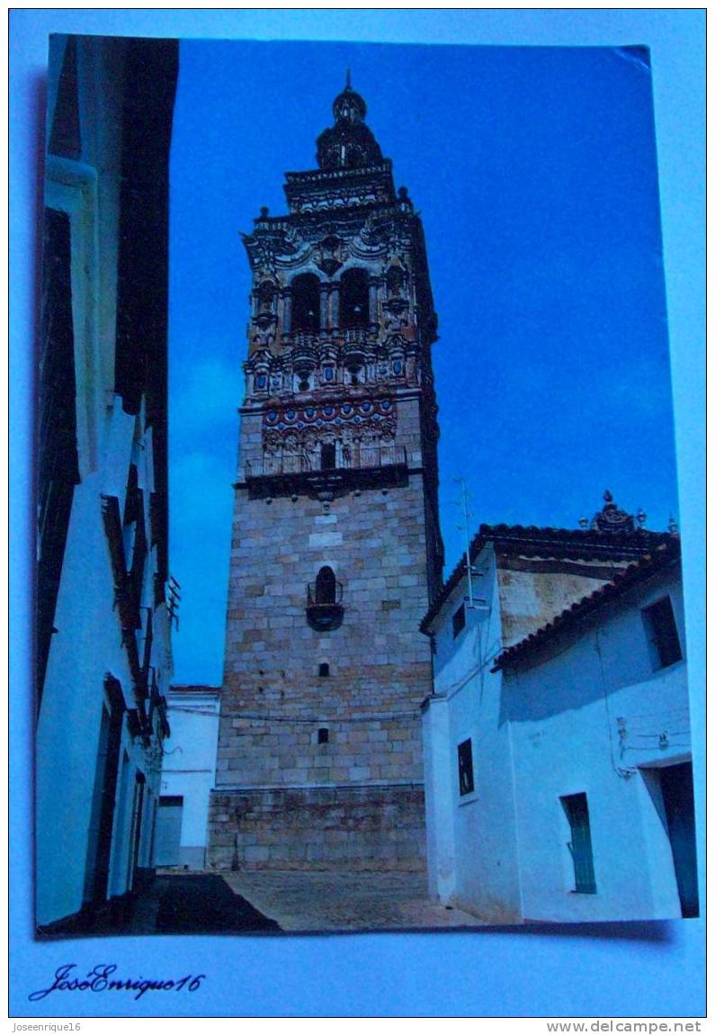 BADAJOZ. JEREZ DE LOS CABALLEROS. TORRE DE LA IGLESIA PARROQUIAL. CARRASCO N° 105  -  1982 - Mérida