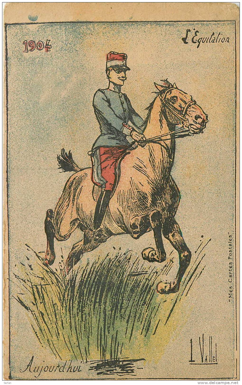 Illustration De L VALLET , 1904 , L'équitation (cheval ),*8180 - Vallet, L.