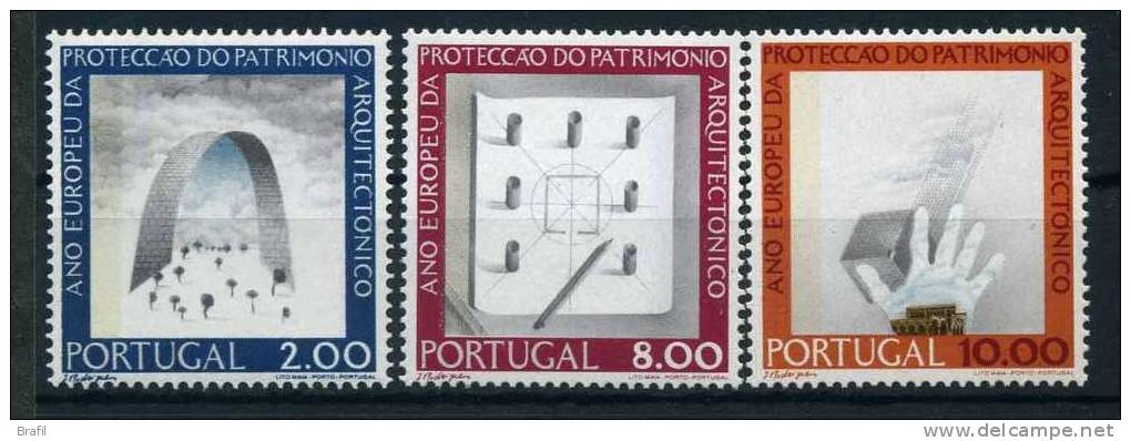 1975 Portogallo, Patrimonio Architettonico , Serie Completa Nuova - Neufs