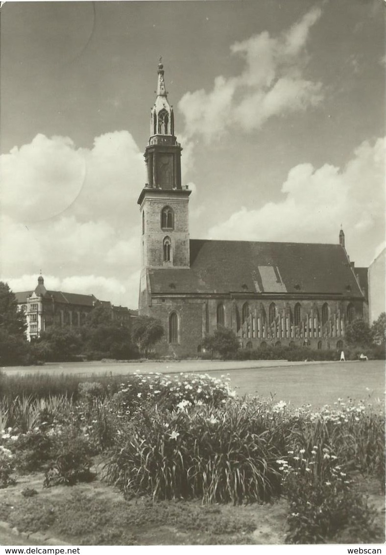 AK Berlin Marienkirche Hauptstadt DDR 1966 #2243 - Mitte