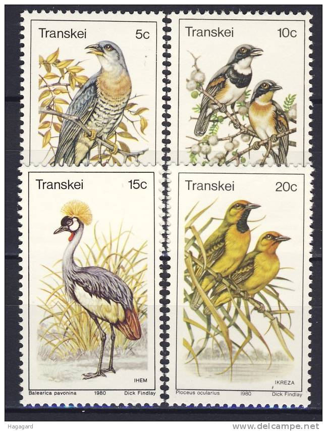 #Transkei 1980. Birds. Michel 75-78. MNH(**) - Transkei