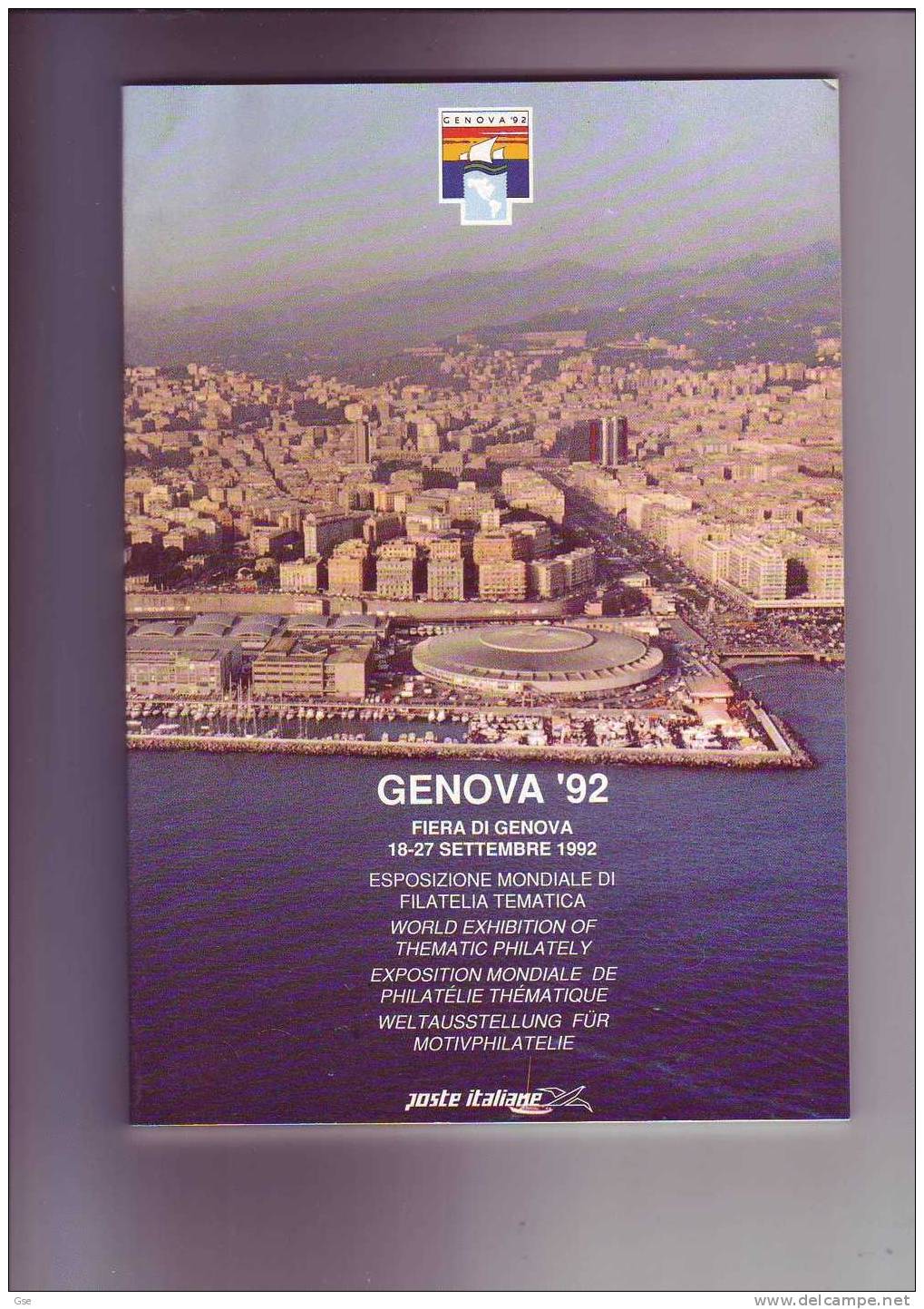 ESPOSIZIONE MONDIALE DI FILATELIA TEMATICA - GENOVA ´92 - Altri & Non Classificati