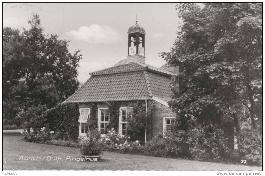 Aurich, Ostfriesisches Pingelhus (1965 Gelaufen) - Aurich