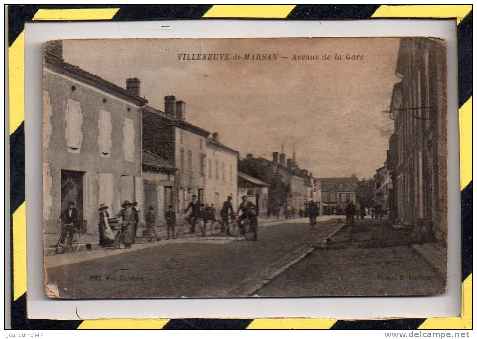 VILLENEUVE DE MARSAN. - . AVENUE DE LA GARE - Villeneuve De Marsan