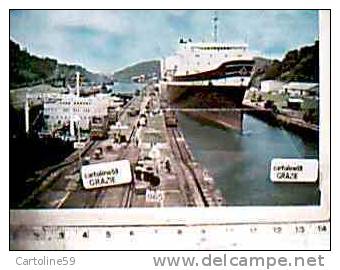 PANAMA CANAL NAVE SHIP CARGO ORONSAY-SANTA LUCIA CITY OF DUNDY .SPRUCE-DOTO-HAURAKI-ORONSAY-LIBRO ALBUM  VB1975 CW21351 - Panama