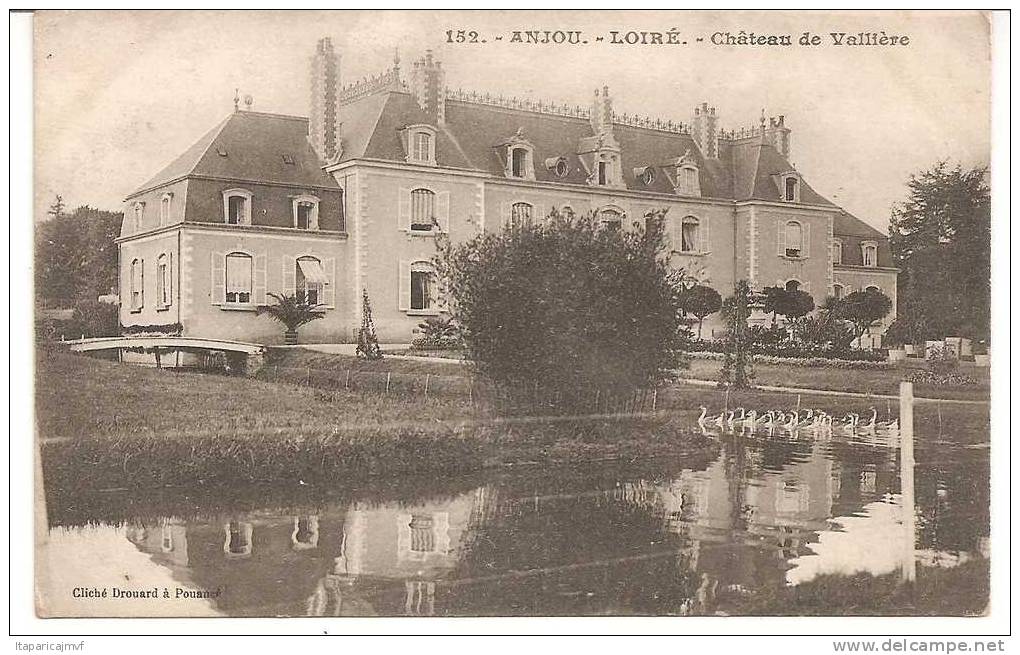 J :   Maine Et Loire  :   : LOIRé  ;   Chateau  De   Vallière - Autres & Non Classés