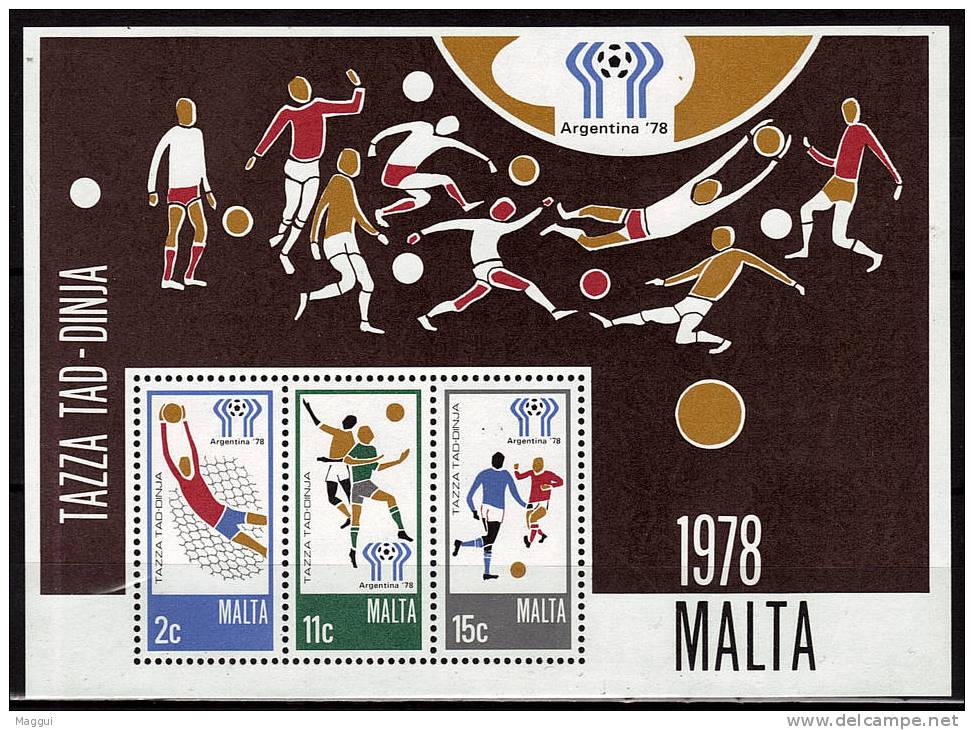 MALTE   BF 5  * *     Cup 1978  Football  Soccer Fussball - 1978 – Argentine