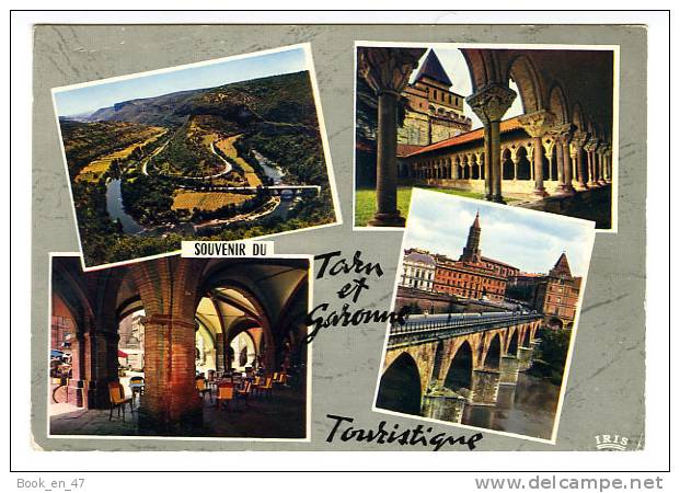 {35931} 82 Souvenir Du Tarn Et Garonne Touristique , Multivues ; Moissac Montauban Cirque De Bone - Lafrancaise