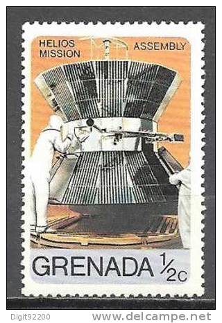1 W Valeur Unused, Non Oblitérée - GRENADA - HELIOS MISSION ASSEMBLY - N° 1259-11 - Südamerika