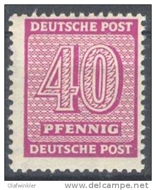 SBZ West-Sachsen Michel 136 Ywb Geprüft Postfrisch/neuf Sans Charniere/MNH - Neufs