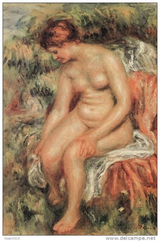 Oil Painting Nude Naked  ,  Postal Stationery -Articles Postaux -Postsache F (Y11-42) - Desnudos