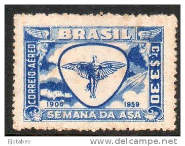 14- Brasil1959 Mich. 964-Nuevo-POx.Sem. Da Asa.TT:Hombre Alado,Alas - Aéreo