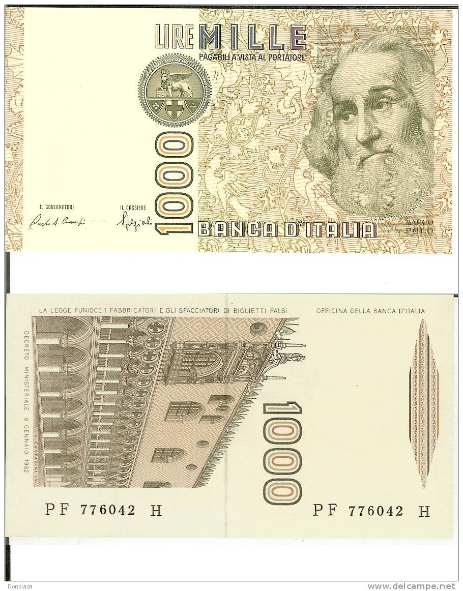 1.000 Lire Marco Polo 1988 - Lettera F (FDS) - 1000 Lire