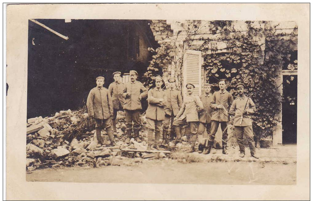 Brienne 1917   Carte Photo Allemande Feldpost - Autres & Non Classés