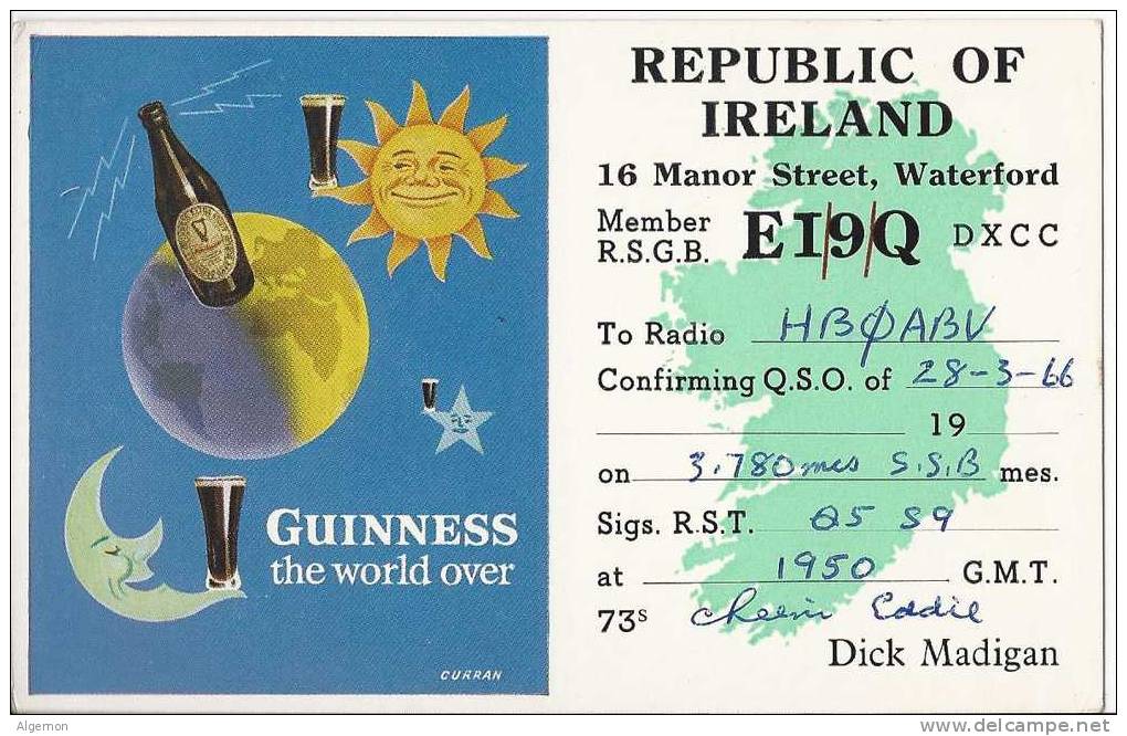 1157 - Republic Of Ireland Avec Pub Guinness 1966 - Radio Amateur