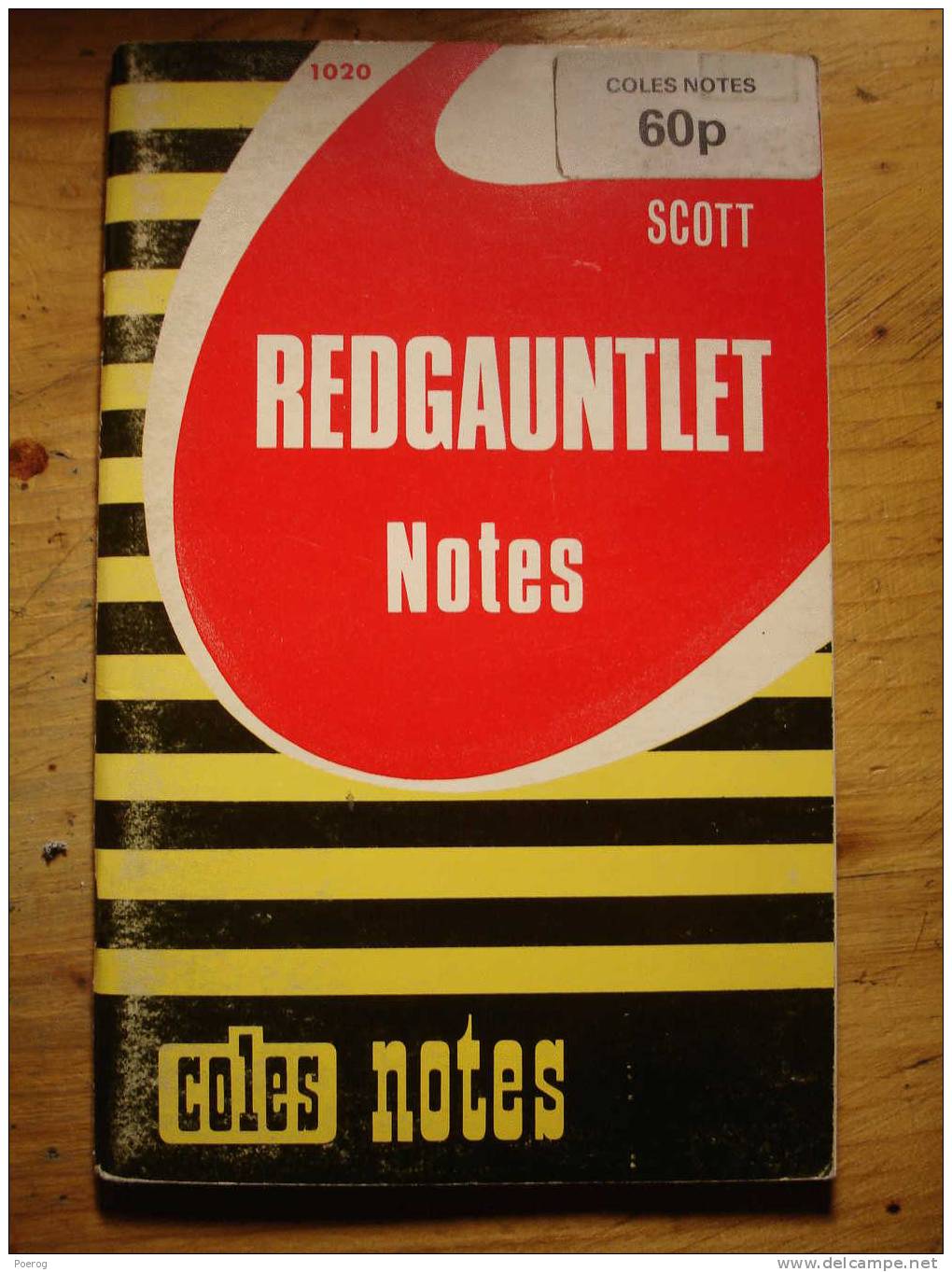 SIR WALTER SCOTT - THE RED GAUNTLET + LIVRE(T) D'ETUDES COLES NOTES - LOT DE 2 LIVRES - Klassik