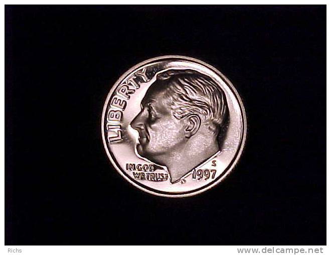 1997-S Proof Roosevelt Dime - 1946-...: Roosevelt