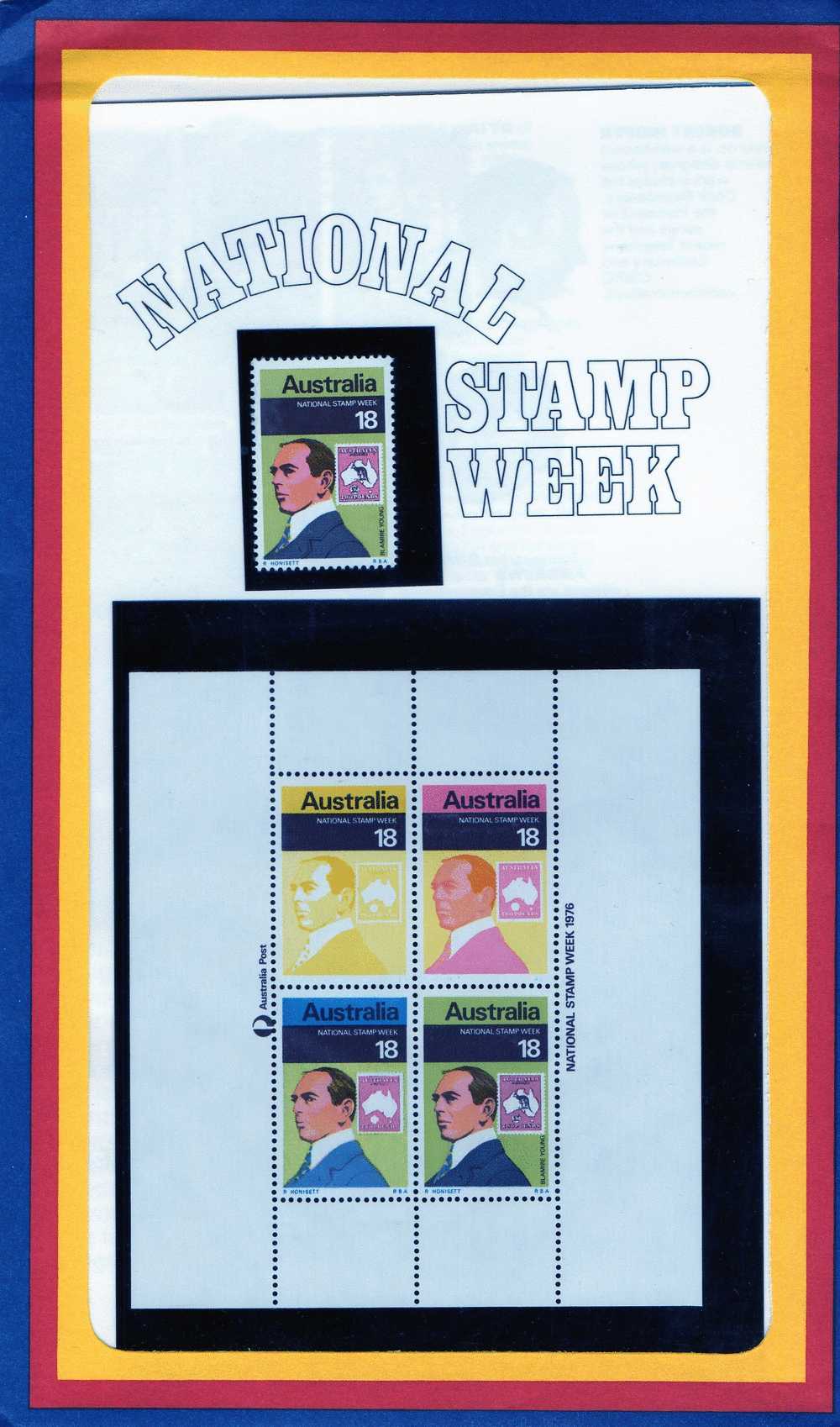 Australia 1976 National Stamp Week Presentation Pack - Ungebraucht