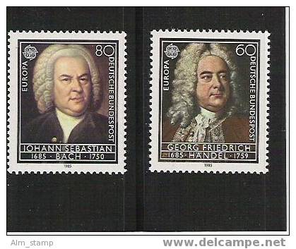 1985 Deutschland Germany  Mi. 1248-9** MNH Europa - 1985