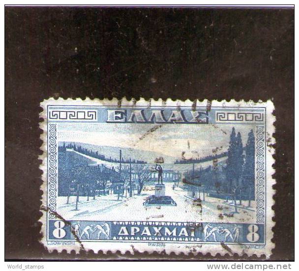 GRECIA 1934 STADIO DI ATENE USATO - Used Stamps