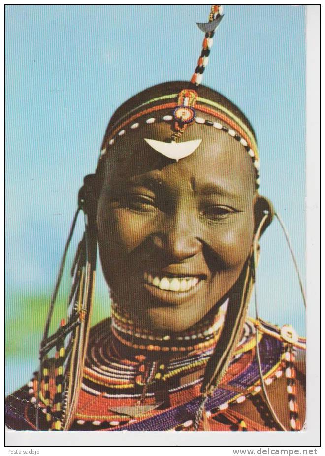 (KE7) KENYA. MASAI WOMAN - Kenya