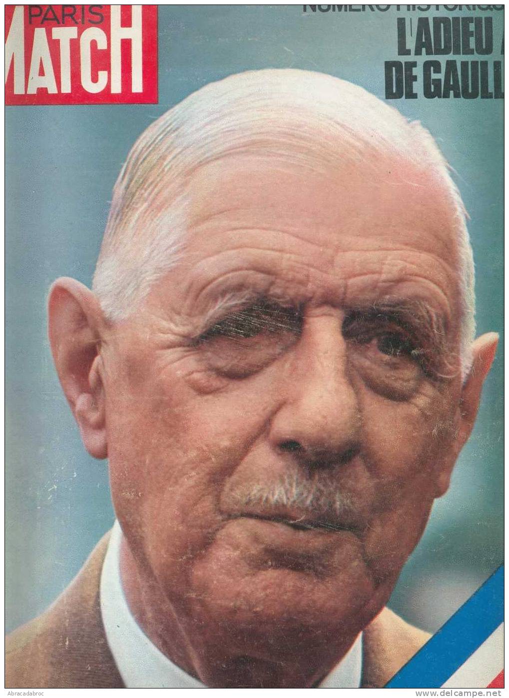 Paris Match 1124 Nov 1970 L'Adieu A De Gaulle Bon Etat - Histoire