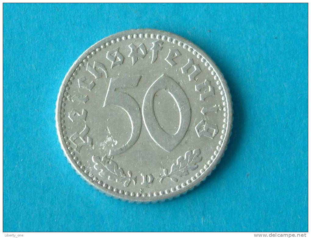 1935 D - 50 REICHSPFENNIG / KM 87 ( For Grade, Please See Photo ) !! - 50 Reichspfennig