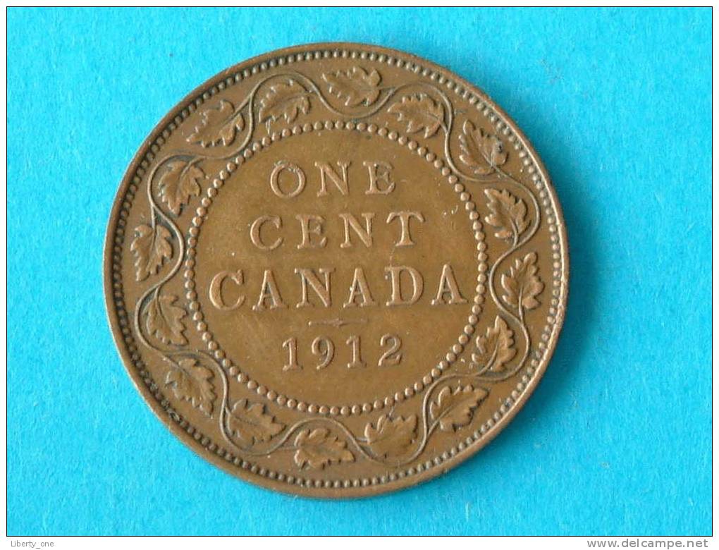 1912 - ONE CENT / KM 21 ( For Grade, Please See Photo ) !! - Canada