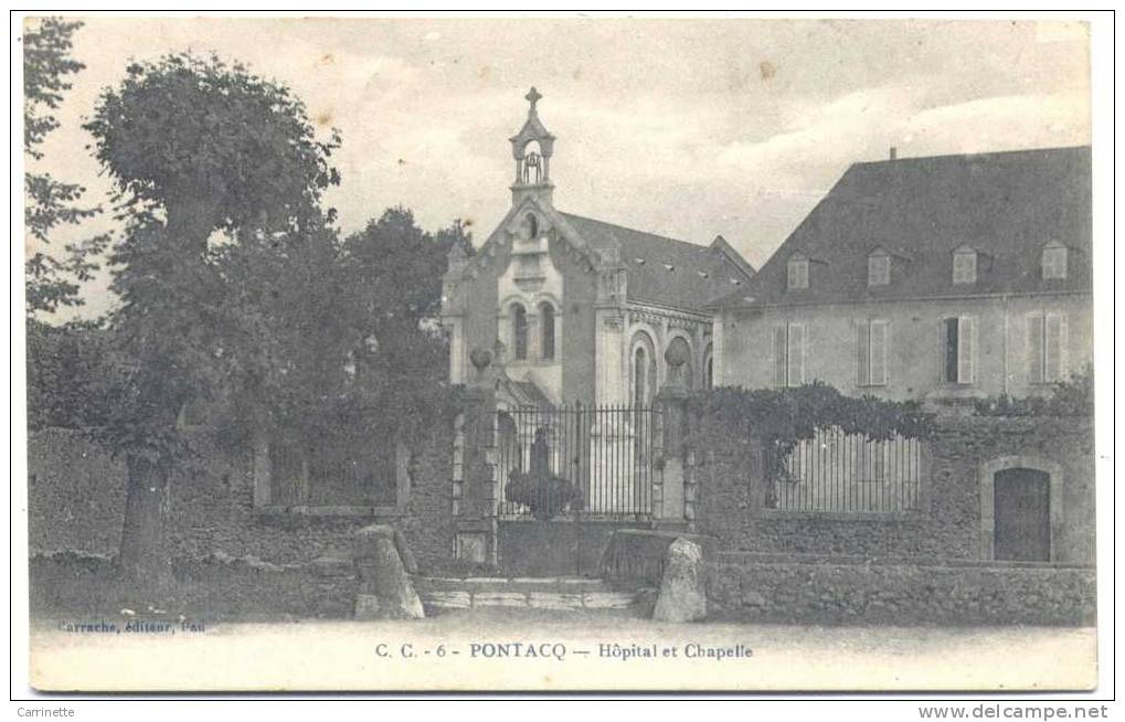 PONTACQ - 64 - Béarn - Pyrénées - Hôpital Et Chapelle - Pontacq